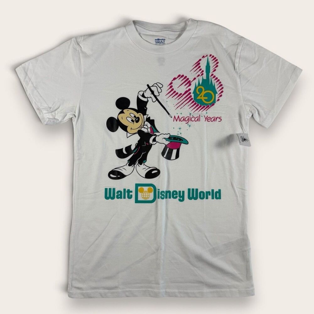 Disney Vault Collection 50 WDW 20 Magical Years Mickey T-Shirt XS NWT